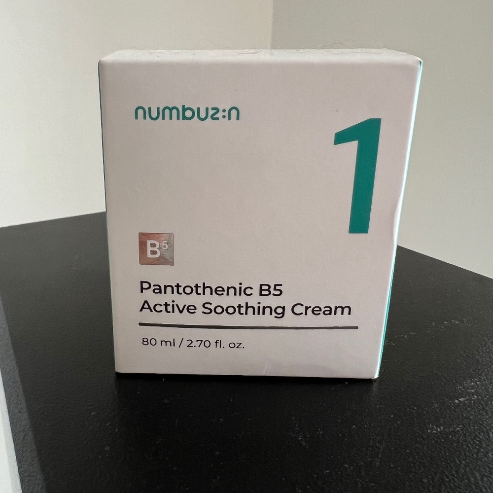 numbuzin No.1 Pantothenic B5 Active Soothing Cream 80ml